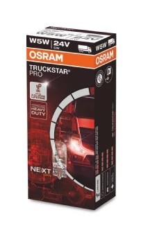 Лампа 24V W5W T10W W2.1x9.5d Truckstar Pro OSRAM 2845TSP OSRAM