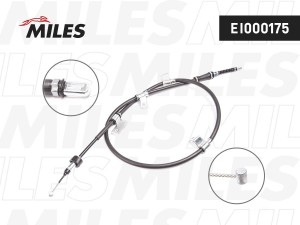 Трос стояночного тормоза левый HYUNDAI ELANTRA 1.6 06-/i30 07- EI000175 EI000175 MILES