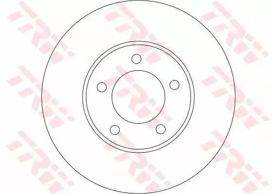 Диск тормозной передний MAZDA 3 (BK, BL) DF4384 DF4384 TRW