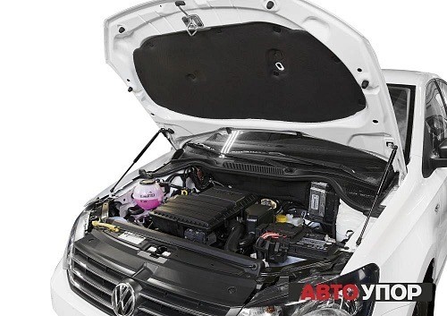 Амортизатор VW Polo (10-) капота (пружина газовая) комплект 2шт. АВТОУПОР UVWPOL012 AVTOUPOR