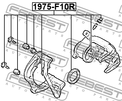 Ремкомплект суппорта тормозного задн BMW 3 E90 2007-2011 1975-F10R 1975-F10R FEBEST
