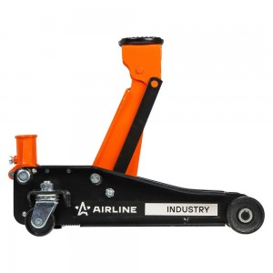 Домкрат подкатной 2т INDUSTRY двухпоршневой (MIN - 130мм, MAX - 400мм) (AJ-2F-37 AJ2F370 AIRLINE