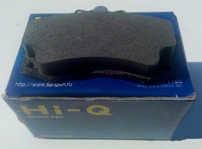 Колодка тормозная передняя (кт. 4 шт) ВАЗ-2110-12 с датчиком SP1181 SANGSIN