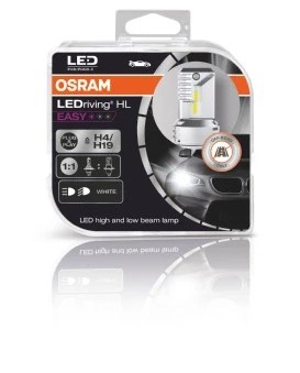 Лампа светодиодная 12V H4 P43T 6000K евробокс (2шт.) LED White LEDriving HL EASY 64193DWESYHCB OSRAM
