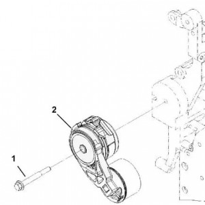 Механизм натяжения ремня дв.Cummins 2,8 Евро-4 (5332218 / 5398362) (Haffen) 0494 HAFFEN