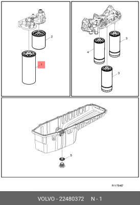 Фильтр топливный MAN RENAULT Magnum VOLVO FH12 (03-) ОЕ 22480372 VOLVO