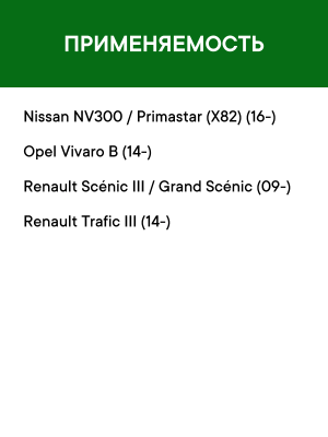 Фильтр воздушный салона RENAULT Scenic (09-) RAF FILTER RST004REXY RAF FILTER