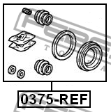 Ремкомплект суппорта передний 0375-REF 0375-REF FEBEST