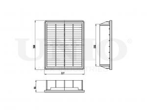 Фильтр воздушный FLT-10052 UNIO