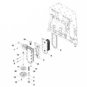 Теплообменник КАМАЗ Камминз ISLe (3966365) (Haffen) 10120 HAFFEN