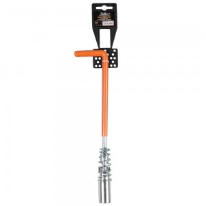 Ключ свечной L-образный с карданом 16*250мм с резиновым фиксатором и пружиной (A AK-S-12 AIRLINE