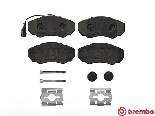 P23091 960 01=221947 !колодки дисковые п.\ Peugeot Boxer, Fiat Ducato 02> P 23 091 BREMBO