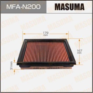 фильтр воздушный! \ Infinity G37 08> MFA-N200 MASUMA
