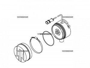 Вентилятор Thermo 90ST 24В / ВБ 9010621A WEBASTO