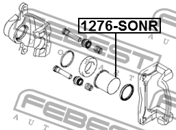 Поршень суппорта заднего HYUNDAI TUCSON 2004-2010 1276-SONR 1276-SONR FEBEST