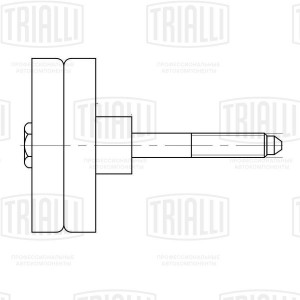 Ролик привод. ремня для ам VW Tiguan (07-) 1.4 (CM 5085) CM5085 TRIALLI
