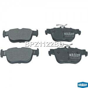 Колодки тормозные VW Golf (14-) AUDI A3 (12-),TT задние (4шт.) KRAUF BPZ1122BD KRAUF