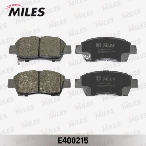 Колодки тормозные передние (без датчика) (Смесь Low-Metallic) (TOYOTA YARIS / VI E400215 MILES