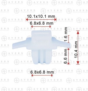 Крепеж 91513SMGE11 AVERS