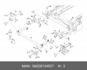 Болт 06028134927 MAN