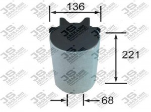 Фильтр воздушный  VOLKSWAGEN CADDY VU 1,6 2004 -   SEAT LEON 1,4 2007 - 2012 A01 A0128 JS ASAKASHI