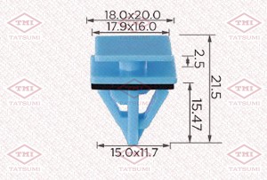 КРЕПЛЕНИЕ МОЛДИНГА TJB1235 TATSUMI