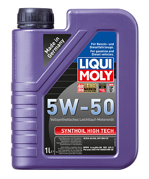 9066 LiquiMoly Синт. мот.масло Synthoil High Tech 5W-50 CF/SM A3/B4 (1л) 9066 LIQUI MOLY