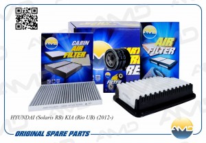 к-кт фильтров! масл.+возд.+салон.уг.\ Hyundai Solaris RB, KIA Rio UB 12> AMD.SETF33C AMD