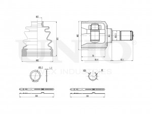 ШРУС внутренний CVJ-30014 UNIO