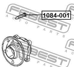 CHEVROLET CRUZE (2009>)/MOKKA (2012>) М12*45*1.5 пресс 12.6 1084-001 FEBEST