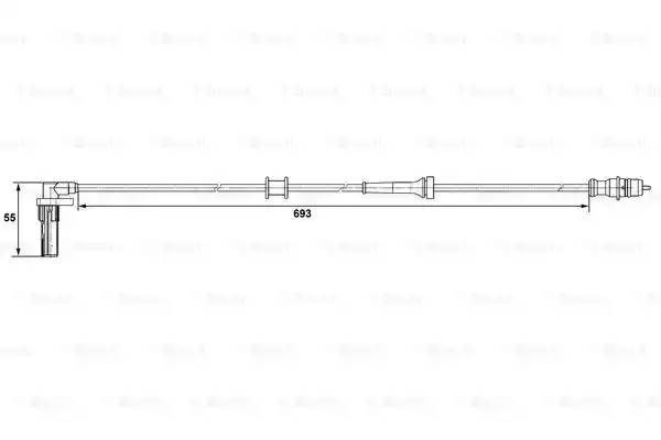 RENAULT KANGOO 2003-2007 0 265 007 531 BOSCH
