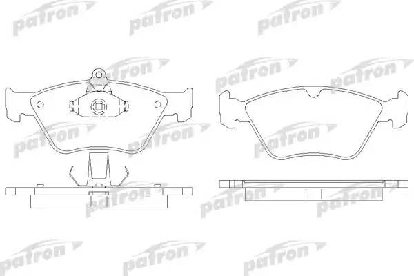 Дисковые тормозные колодки PBP901 (GDB1166) PBP901 PATRON