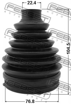 Пыльник ШРУСа внешний HYUNDAI i30 2217P-CD 2217P-CD FEBEST