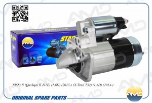 Стартер NISSAN Qashqai AMD AMD.EL755 AMD