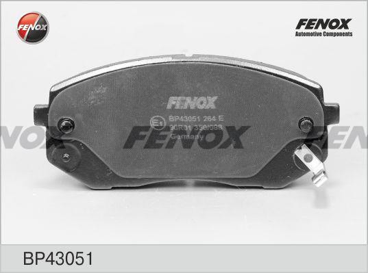 Колодки диск передние Hyundai ix35, Sportage 06- BP43051 BP43051 FENOX