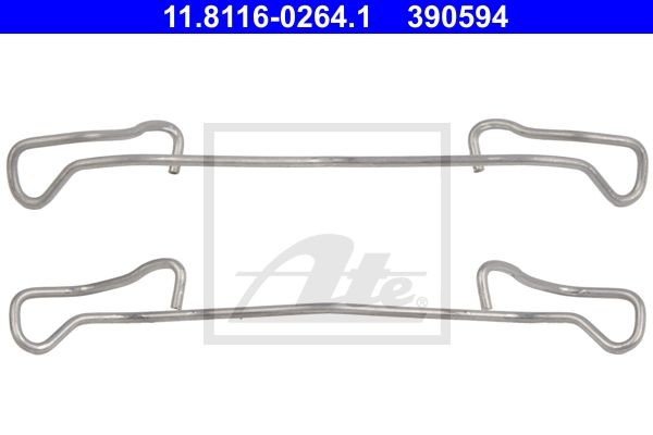 пружина прижимная пер.!\ Ford Fiesta, Toyota Yaris 1.0-1.6/1.8D 96-11 11.8116-0264.1 ATE