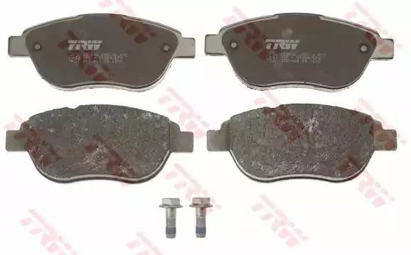 Колодки передние CITROEN BERLINGO, C4, PEUGEOT 207, 307 GDB1464 GDB1464 TRW
