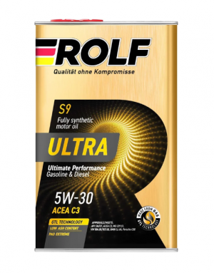 Масло моторное ROLF Ultra C3 5W30 синт.1л 322935 ROLF