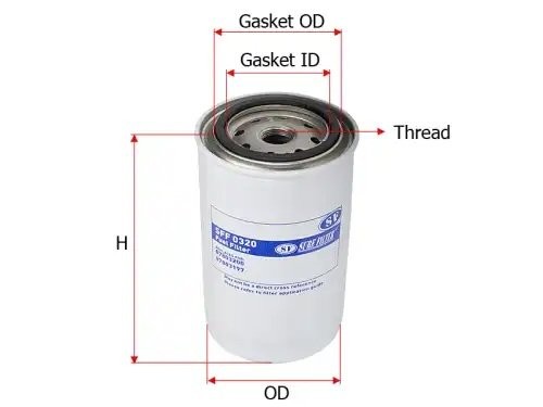 Фильтр топливный CASE SURE FILTER SFF0320 SURE FILTER