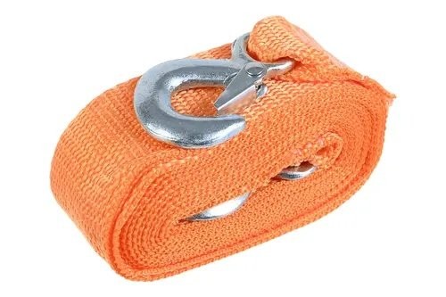 трос буксировочный! лента, 5т, 5м, с крюками, с сумкой\ BRX0080022 BRIX