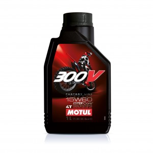 Масло моторное для 4-х тактных двигателей MOTUL 300V 4T OFF ROAD 15W60 синт.1л 104137 MOTUL