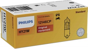 Лампа 12V HY21W BAW9 12V PHILIPS 12146CP PHILIPS