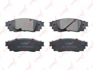 Колодки тормозные дисковые задние BD7615 LYNXAUTO