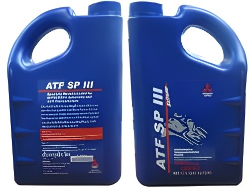 Масло трансмиссионное полусинтетическое MITSUBISHI  "ATF SP-III", 5л (MZ320015) MZ 320015 MITSUBISHI