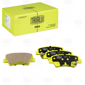 Колодки торм. для а/м Hyundai Solaris (10-)/Kia Rio (10-) диск. зад. (керам.) (P PF0881CR TRIALLI