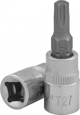 насадка торцевая! 1/2''DR с вставкой-битой TORX, T45, 55 мм\ S07H445 JONNESWAY