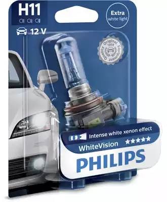 Лампа PHILIPS White Vision в блистере H11 12V 55W PGJ19-2 12362WHVB1 PHILIPS