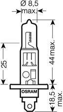 Лампа 12V H1 55W P14.5s Ultra Life OSRAM 64150ULT OSRAM