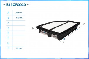 Фильтр воздушный B13CR0030 B13CR0030 CWORKS