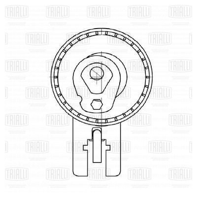 Ролик ГРМ Peugeot Partner (08-) 1.6d (натяж.) (CM 6061) CM 6061 TRIALLI